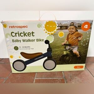 Retrospec Bicycles Cricket Mini 6” Kids’ Balance Bike in Navy